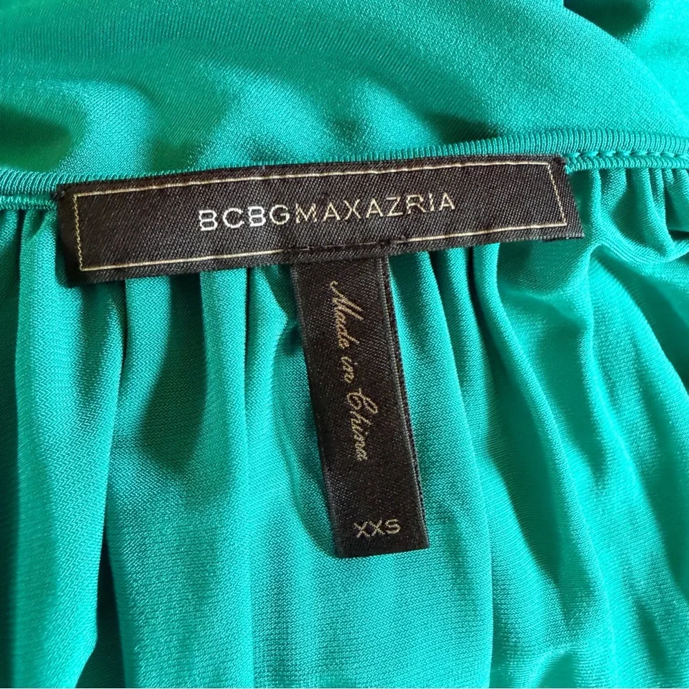 BCBGMAXAZRIA Teal Sleeveless RetrDress - Picture 8 of 12